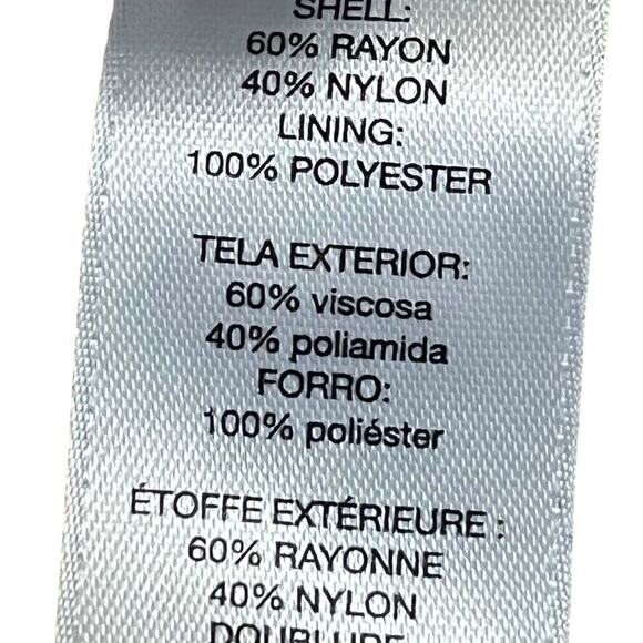 Chicos Womens Lace Overlay Lined Pull On Tapered Leg Tan Beige Pants Ankle 2 / L - Picture 15 of 16